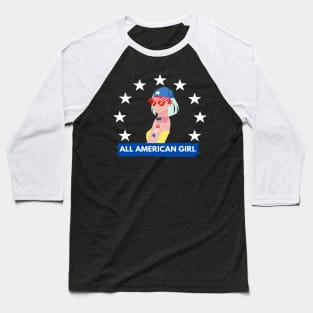 All American Girl Baseball T-Shirt